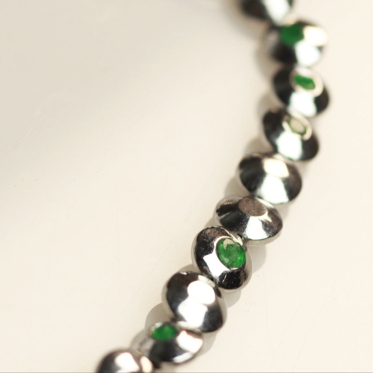 Emerald Pebble Bracelet