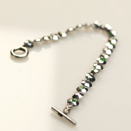 Emerald Pebble Bracelet