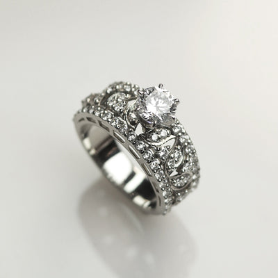 The Ethereal Crown Ring