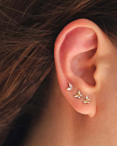 Starlit Crystal Drop Earrings