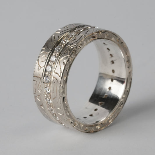 Ornate Engraved Band